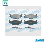 BRAKE PAD SET DISC BRAKE 5SP591 FOR VW FLIGHT/CLASSIC DERBY POLO/Van/Hatchback