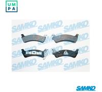 SAMKO 5SP595 Brake Pad Set, disc brake for JEEP