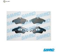SAMKO 5SP608 Brake Pad Set, disc brake for MERCEDES-BENZ,VW