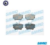 SAMKO 5SP616 Brake Pad Set, disc brake for VW
