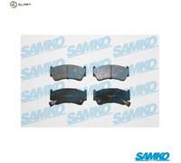 SAMKO 5SP617 Brake Pad Set, disc brake for NISSAN