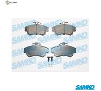 BRAKE PAD SET DISC BRAKE 5SP711 FOR VOLVO B4204T2/4204T3 1.9L 4cyl S40 I