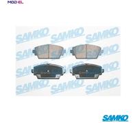 Brake pads 5SP940 SAMKO for NISSAN ALMERA TINO PRIMERA Hatchback PRIMERA