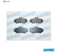 Brake pads 5SP956 SAMKO for MERCEDES-BENZ VW PUCH
