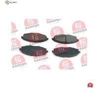 BRAKE PAD SET DISC BRAKE 600-00-8370 FOR DAEWOO LANOS/SENS MATIZ CHEVROLET