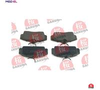 BRAKE PAD SET DISC BRAKE 600-10-4102 FOR NISSAN SENTRA/II/Hatchback PRIMERA 1.5L