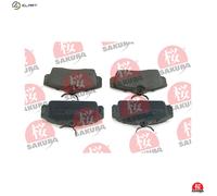 BRAKE PAD SET DISC BRAKE 600-10-4102 FOR NISSAN SENTRA/II/Hatchback PRIMERA 1.5L