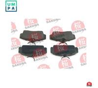 BRAKE PAD SET DISC BRAKE 600-10-4102 FOR NISSAN SENTRA/II/Hatchback PRIMERA 1.5L