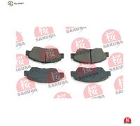 BRAKE PAD SET DISC BRAKE 600-40-6645 FOR HONDA INTEGRA/SJ/VI CIVIC/Hatchback
