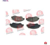 BRAKE PAD SET DISC BRAKE 600-40-6696 FOR HONDA FIT/III/MONOCAB CITY JAZZ 1.4L