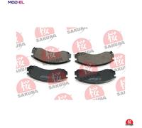 Sakura Brake Pad Set - Disc Brake 600-50-4280 for Mitsubishi Outlander III / SUV Pajero