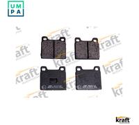 Brake pads Front Axle 6000110 KRAFT AUTOMOTIVE for AUDI VW