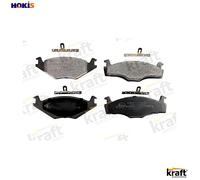 Kraft Automotive Brake Pads 6000140 Front Axle Disc for VW Santana/Golf III/Jetta 1.3L