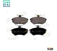 Brake pads Front Axle 6000230 KRAFT AUTOMOTIVE for AUDI VW SEAT
