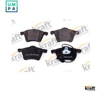 Brake pads Front Axle 6000328 KRAFT AUTOMOTIVE for VW FORD SEAT