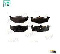 Kraft Automotive Brake Pad Set 6000340 – Front Axle Disc Brake – for VW Golf III, Polo, SEAT, SKODA