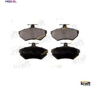 Brake pads Front Axle 6000370 KRAFT AUTOMOTIVE for VW SEAT
