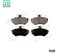 Brake pads Front Axle 6000370 KRAFT AUTOMOTIVE for VW SEAT
