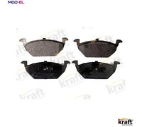 Brake pads Front Axle 6000380 KRAFT AUTOMOTIVE for SEAT AUDI VW SKODA FORD