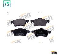 Brake pads Front Axle 6000400 KRAFT AUTOMOTIVE for VW TRANSPORTER Mk IV Van