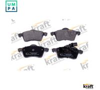 Brake pads Front Axle 6000600 KRAFT AUTOMOTIVE for VW TRANSPORTER Mk IV Van