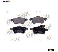 Brake pads Front Axle 6000600 KRAFT AUTOMOTIVE for VW TRANSPORTER Mk IV Van