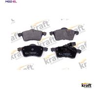 Brake pads Front Axle 6000600 KRAFT AUTOMOTIVE for VW TRANSPORTER Mk IV Van