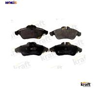 Kraft Automotive Brake Pad Set 6001091 Front Axle for Mercedes-Benz, VW