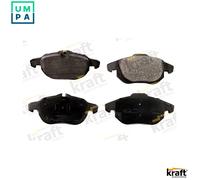 Brake pads Front Axle 6001720 KRAFT AUTOMOTIVE for SAAB OPEL FIAT CADILLAC