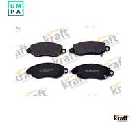 Kraft Automotive Disc Brake Pad Set 6002110 - Front Axle - for Ford Transit 2.4L