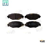 Brake pads Front Axle 6002175 KRAFT AUTOMOTIVE for FORD JAGUAR