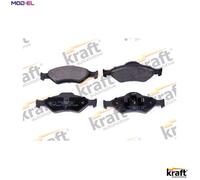 Brake pads Front Axle 6002311 KRAFT AUTOMOTIVE for FORD FIESTA Mk IV KA