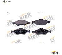 Brake pads Front Axle 6002311 KRAFT AUTOMOTIVE for FORD FIESTA Mk IV KA