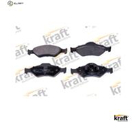 Brake pads Front Axle 6002311 KRAFT AUTOMOTIVE for FORD FIESTA Mk IV KA