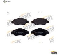 Brake pads Front Axle 6003280 KRAFT AUTOMOTIVE for FIAT PANDA