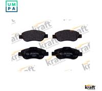 Brake pads Front Axle 6003280 KRAFT AUTOMOTIVE for FIAT PANDA