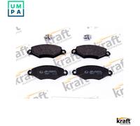 Brake pads Front Axle 6005679 KRAFT AUTOMOTIVE for PEUGEOT 306 Hatchback 306