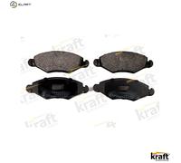 Brake pads Front Axle 6005680 KRAFT AUTOMOTIVE for PEUGEOT CITROËN