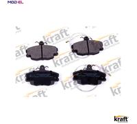 Kraft Automotive Brake Pad Set 6006030 Front Axle - Disc - for CITROËN ZX, ZX Estate
