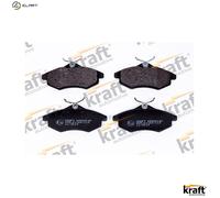 Brake pads Front Axle 6006140 KRAFT AUTOMOTIVE for CITROËN C3 I C3 Pluriel C2