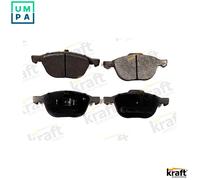 Brake pads Front Axle 6006415 KRAFT AUTOMOTIVE for FORD VOLVO MAZDA