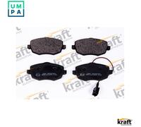 Brake pads Front Axle 6006702 KRAFT AUTOMOTIVE