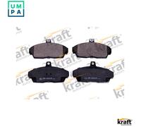 Brake pads Front Axle 6008155 KRAFT AUTOMOTIVE for LAND ROVER FREELANDER I