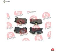BRAKE PAD SET DISC BRAKE 601-20-3755 FOR TOYOTA COROLLA/Liftback/Compact 1.8L