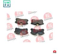 BRAKE PAD SET DISC BRAKE 601-20-3755 FOR TOYOTA COROLLA/Liftback/Compact 1.8L