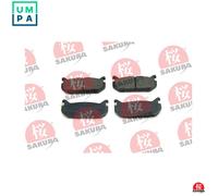 BRAKE PAD SET DISC BRAKE 601-30-3580 FOR FORD USA PROBE/II/Mk MAZDA MX-6 2.0L