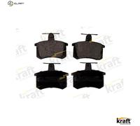 Brake pads Rear Axle 6010035 KRAFT AUTOMOTIVE for ALFA ROMEO AUDI VW LANCIA FIAT