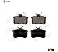 Brake pads Rear Axle 6010040 KRAFT AUTOMOTIVE for RENAULT SEAT VW PORSCHE AUDI