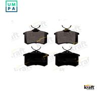 Brake pads 6010092 KRAFT AUTOMOTIVE for SEAT VW AUDI SKODA