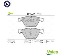 BRAKE PAD SET DISC BRAKE 601027 FOR BMW N46B20CB/B/C/BD 2.0L 4cyl 3 E90